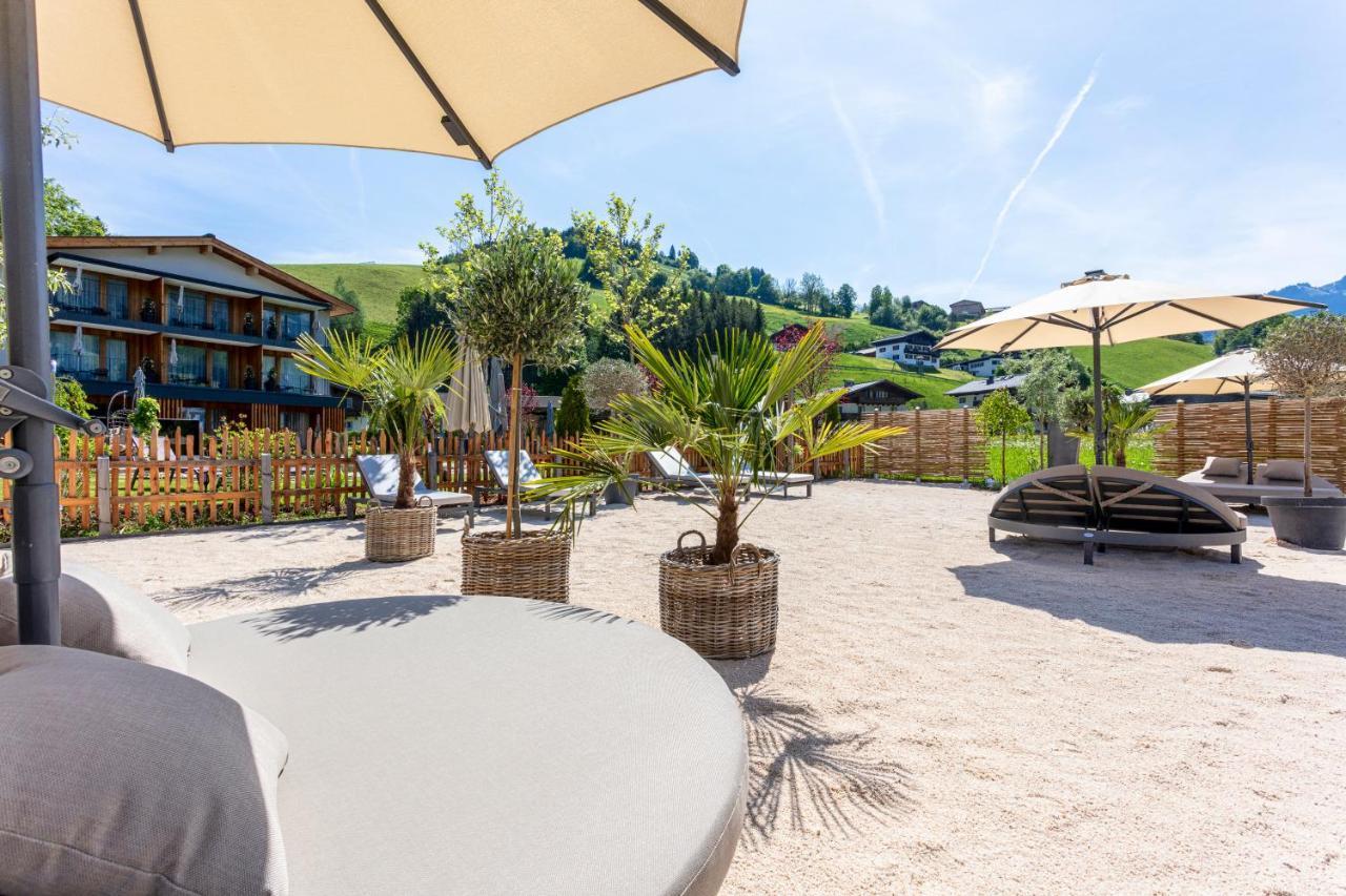 Hotel Wellness Und Brunch Morgenzeit Beheizter Naturpool Mit Sandstrand Genuss Fruehstueck Bis 13 Uhr Hochkoenig Sommercard Maria Alm am Steinernen Meer